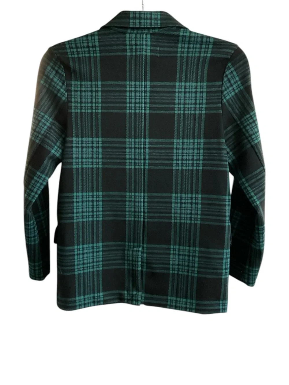 Free Assembly Plaid Double Breasted Schoolgirl Blazer